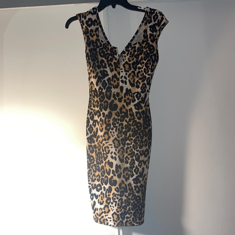 AltB cheetah print party dress size small